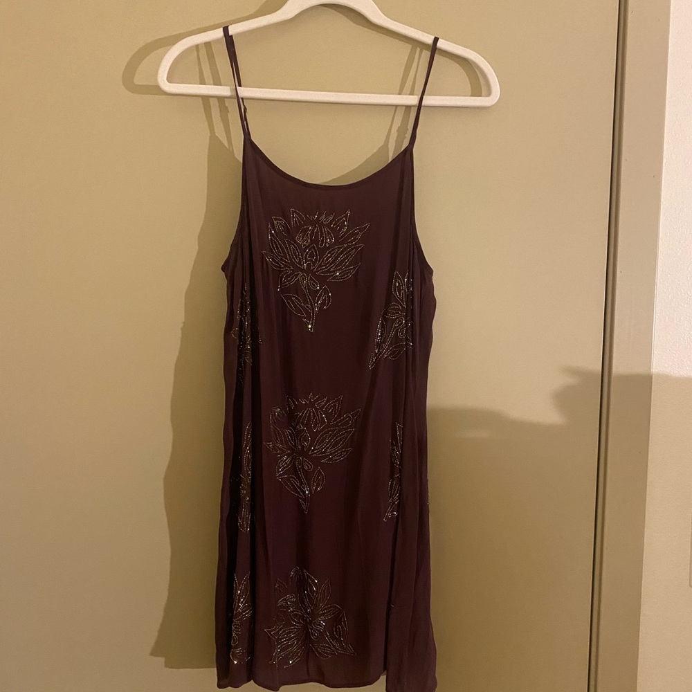 Free People Beaded Minidress